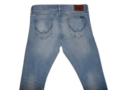 Spodnie dżinsy SUPERDRY W36/L34=47/110cm jeansy