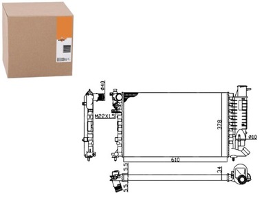 RADUADOR DEL MOTOR NRF 1301J4 1301JY 1301W8 1301X3  