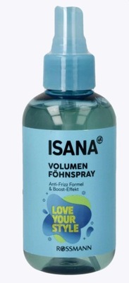 Isana Love Your spray do stylizacji włosów, zwiększający objętość włosów