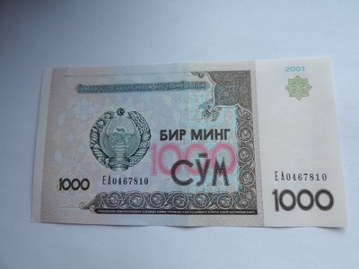 UZBEKISTAN 1000 SYM 2001