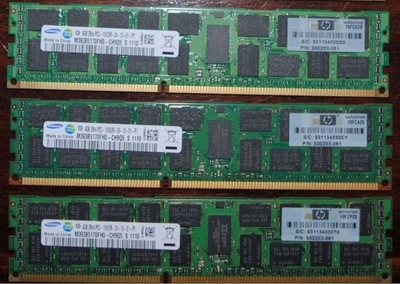 SAMSUNG 4GB 2Rx4 PC3-10600R brand HP 500203-061