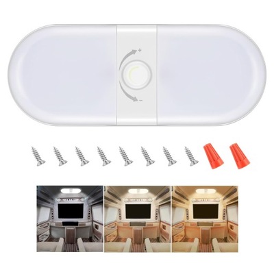 Лампа led 12v стельова do kampera rv причіп kempingowa фото №1