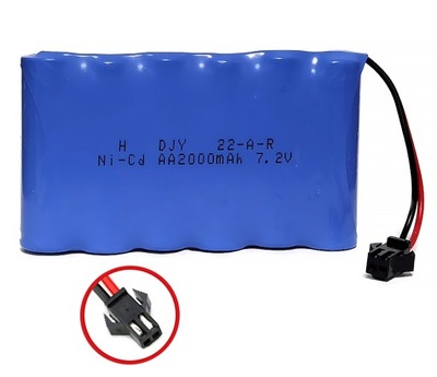 Batterie Nimh 7.2v 1800 mAh T2M Tamiya