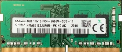 Pamięć RAM SK Hynix 4GB DDR4 2666MHZ 2666V SC0 11 926