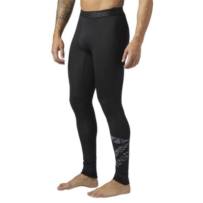 Legginsy Reebok kompresyjne treningowe getry termo