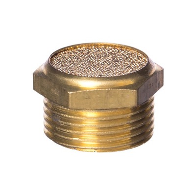 TŁUMIK HAŁASU POWIETRZA MOSIĘŻNY PŁASKI GZ 3/4