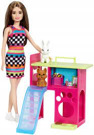 Modna lalka Barbie -domek dla zwierzaków