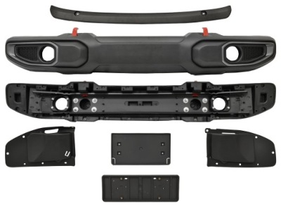 Бампер передній wrangler jl 2018+ rubicon sahara 6bu44rxfaa bez pdc фото №1