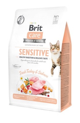 Brit Care Cat Turkey & Salmon Sensitive 400g