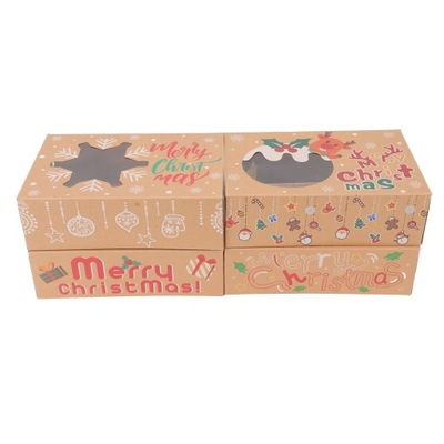 8 sztuk świąteczne pudełka na prezenty papier
