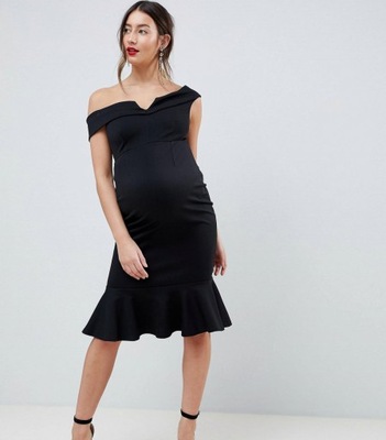 MATERNITY SUKIENKA ELEGANCKA R.38 743