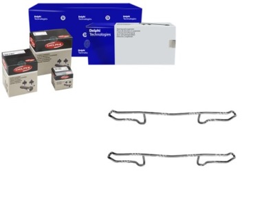 Набір монтажний гальмівних колодок daewoo перед lanos espero фото №1