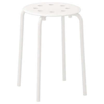 IKEA MARIUS Stołek, biały