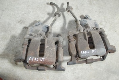 Audi a6 c6 супорт гальмівний l / p задня фото №1