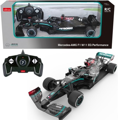 Auto Zdalnie Sterowane Mercedes AMG Bolid F1 R/C Samochód Na Pilota 1:18