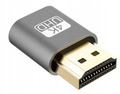 ADAPTER HDMI VGA 4K DUMMY PLUG EMULATOR MONITORA
