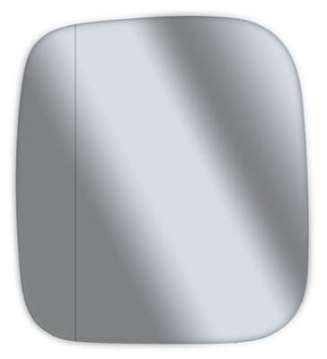 Mitsubishi pajero iii 00- вкладыш зеркало asf левая фото №1