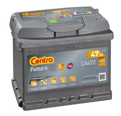 АКУМУЛЯТОР CENTRA CA472 47 AH 450 A