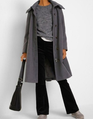 46 PŁASZCZ OVERSIZE Z KOŁNIERZEM emj