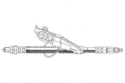 TRW CABLE BRAKE ELASTIC FRONT P (DL. 420M - milautoparts-fr.ukrlive.com