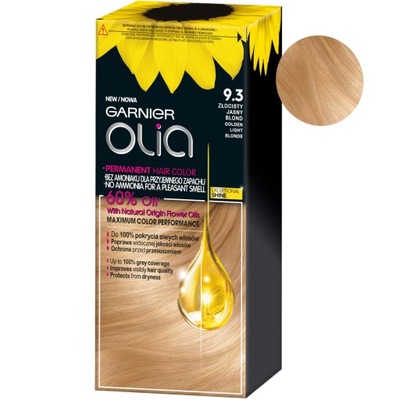 GARNIER OLIA FARBA 9.3 złocisty jasny blond