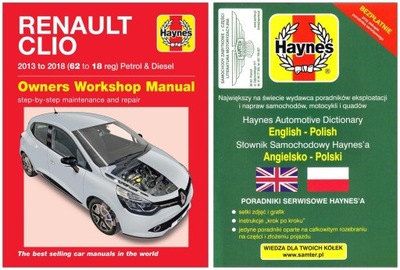 RENAULT Clio (2013-2018) instrukcja napraw Haynes +GRATIS 24h