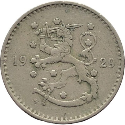 26352. Finlandia, 1 marka, 1929r. - S
