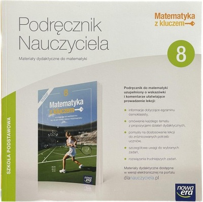 MATEMATYKA Z KLUCZEM klasa 8 książka nauczyciela