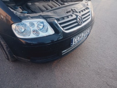 Бампер перед vw touran 04-08r фото №1
