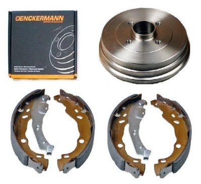 Тормозные барабаны тормозные колодки peugeot 1007 kpl. bosch фото №1