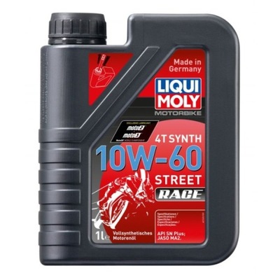 LIQUI MOLY МАСЛО LIQUI MOLY 10W60 4L 4T MOTORBIKE R