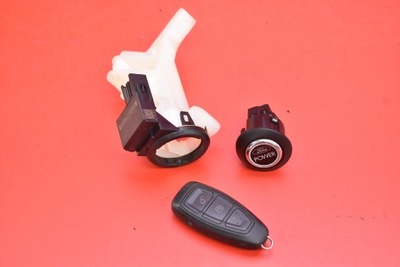 Замок запалювання ключ модуль keyless кнопка старт/стоп 7s7t-19h386-da ford focus mk3 фото №1