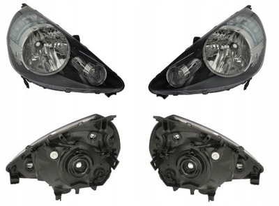 Фара лампа honda jazz fit ls 05-08 l+p tyc фото №1