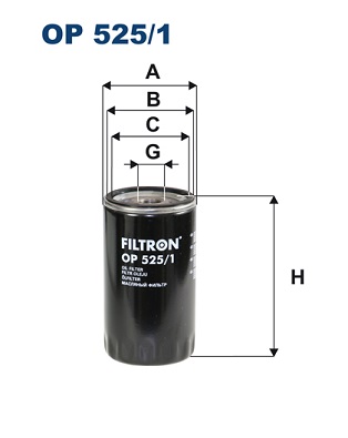 FILTRO ACEITES FILTRON OP525/1 OP5251  