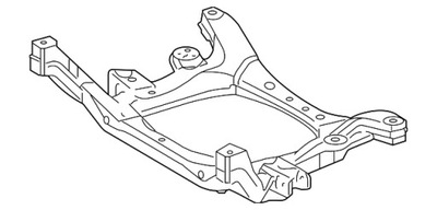 Балка подвеска подрамник подрамник lexus rc 2015- фото №1