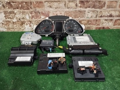 Audi a6 s6 c6 4f 2009 блок керування / модуль ecu / набір стартовий 3.0tdi фото №1