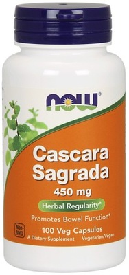 NOW FOODS Cascara Sagrada 450mg, 100vcaps. (NOW FO