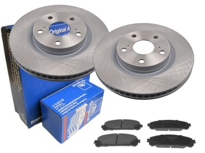 Тормозные диски тормозные колодки ate перед lexus es vi 296mm фото №1