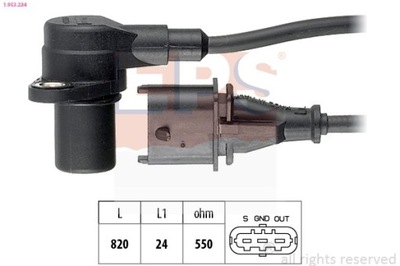 SENSOR POSICIÓN DE EJE CIGÜEÑAL OPEL ASTRA 98- 1-953-234  