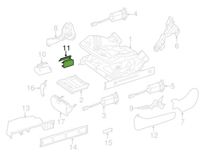 MERCEDES CL C216 W216 PRZED/LIFT 06-14 ASIENTOS ASIENTO PROTECCIÓN CUERPO  