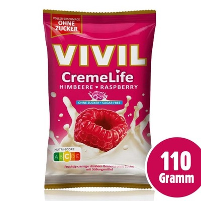 Vivil CremeLife Landryny malinowe BEZ CUKRU 110 g
