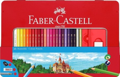 Kredki ołówkowe 48szt Faber-Castell 115888 ETUI