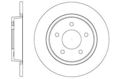Remsa тормозные диски тормозные 2szt mazda 3 2.0 bk фото №1