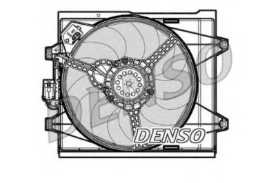 Denso вентилятор радиатора с корпус fiat 500 1. фото №1