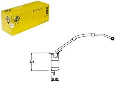 HELLA DESHUMECTADOR DE ACONDICIONADOR JAGUAR X-TYPE 2,0-3,0  