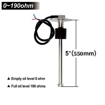 WATER FUEL LEVEL GAUGE СЕНСОР 100/200/300/400/500MM MARINE BOAT CAR ~78129