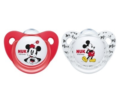 SMOCZEK USPOKAJAJĄCY DISNEY MIKI 0-6M NUK 2SZT