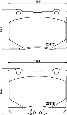 ZAPATAS DE FRENADO PARTE DELANTERA FRONT AKEBONO ACURA/HONDA  