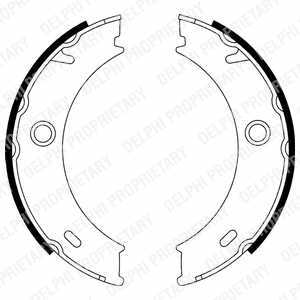 КОЛОДКИ ТОРМОЗНЫЕ DELPHI LS1917