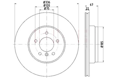 KAMOKA ДИСКИ ТОРМОЗНЫЕ ТОРМОЗНЫЕ 2 ШТУКИ. ЗАД BMW 3 E90 E91 05-11